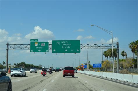 Floridas Turnpike North Homestead Extension Aaroads Florida