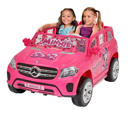 12 volt minnie mouse mercedes battery powered ride on your little ones will ride in luxury