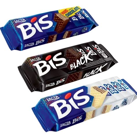 Chocolate Bis Biscoito Wafer Recheado Lacta 126g C20unidades