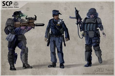 Scp Guards Scp Foundation Concept