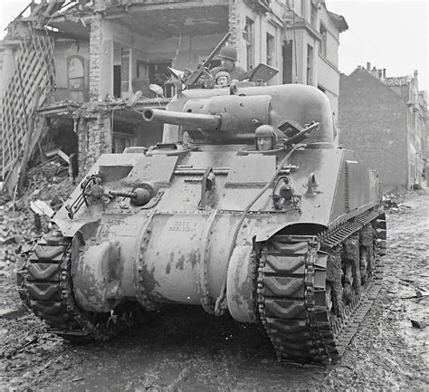 M4 Sherman With The Us 32nd Armored Regiment 3rd Armored Division In