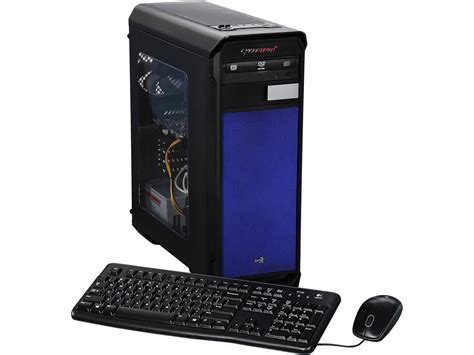 Cybertronpc Rhodium Gtx Blue Gaming Desktop Pc Amd Fx Series Fx 4300