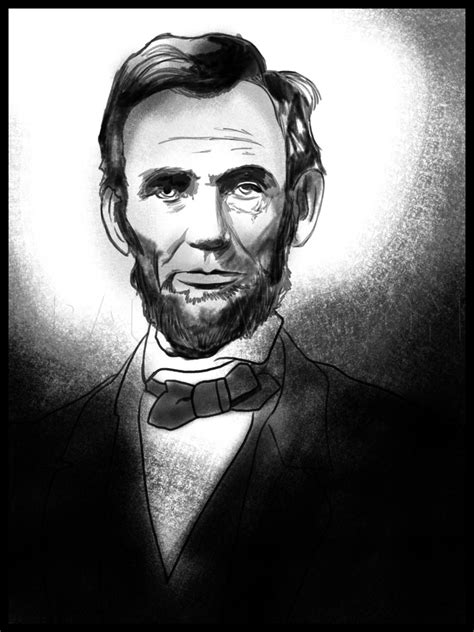 How To Draw Abraham Lincoln Step By Step Drawing Guide By Dawn