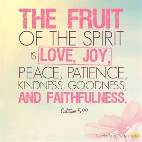 20 Awesome Quotes About The Fruits Of The Spirit