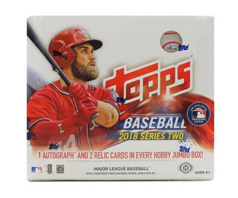 2018 Topps Baseball Series 2 Jumbo Box Three Stars Sportscards