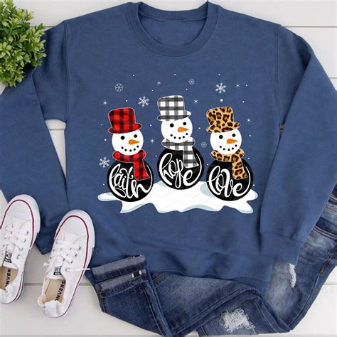 Faith Hope Love Snowman Svg Christmas Designs Christmas Etsy