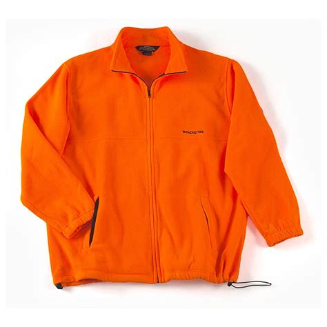 Winchester Fleece Jacket 132893 Blaze Orange And Blaze Camo At