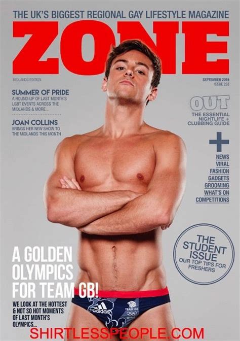 Tom Daley On The Cover Of Midlands Zone September Tom Daley