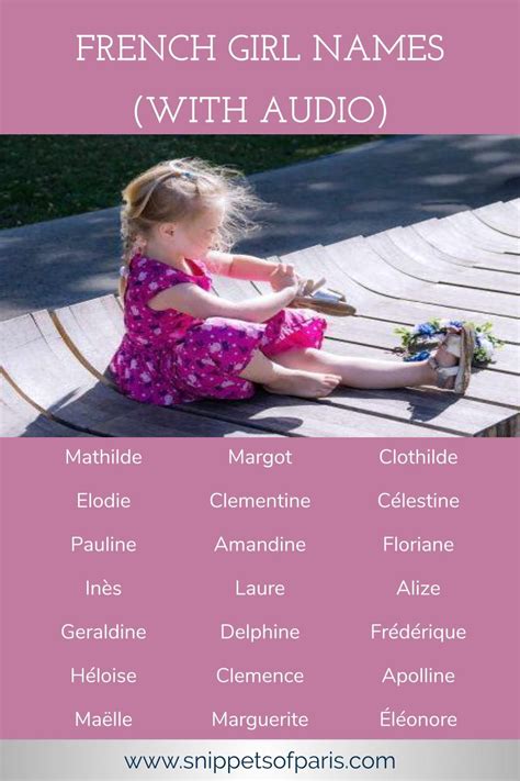 15 Best French Girl Names Top French Names For Baby