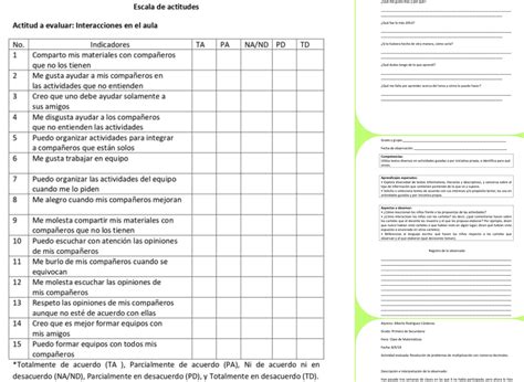 Instrumentos Para Evaluar A Los Alumnos Ejemplos De Gu A De Observaci N Diario De Clase