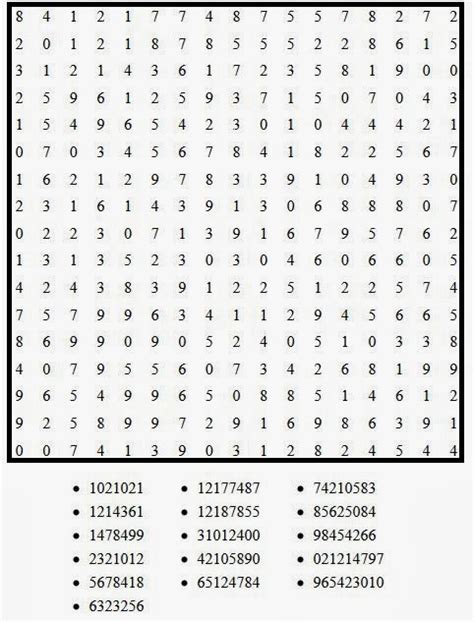Free Printable Word Search And Sudokus Number Search