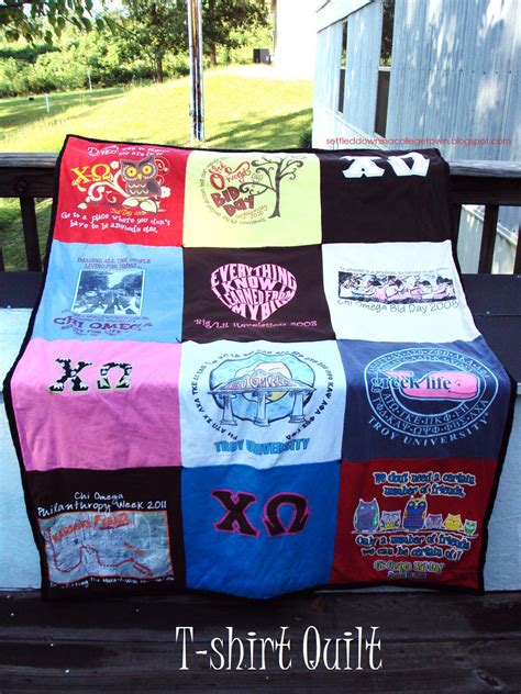 Settled Down In A College Town T Shirt Quilts The Perfect Way To