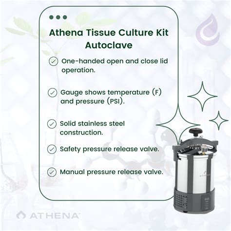 Athena Tissue Culture Kit Direct From Growers House