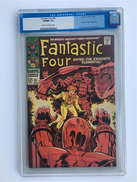 Marvel Comics The Fantastic Four 81 Cgc Graded 90 Catawiki