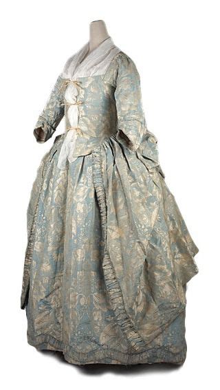 Robe A Langlaise 1745 50 Great Britain Historical Dresses 18th