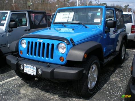 2011 Cosmos Blue Jeep Wrangler Sport S 4x4 #47498785 ...