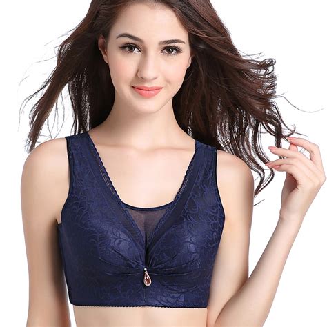 Buy Women Unlined Wire Free Bra Full Coverage Push Up