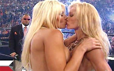 Torrie Wilson And Sable Kiss Telegraph