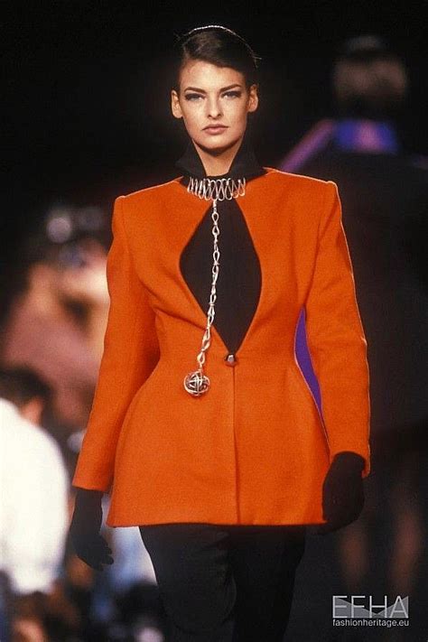 Linda Evangelista Lanvin Haute Couture Fw 1990 From Europeana