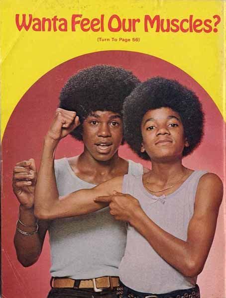 Michael And Jermaine Jackson Wanta Feel Our Muscles The Jackson Five