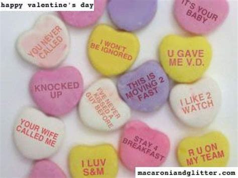 10 Dysfunctional And Funny Valentine Candy Heart Sayings We Need For Valentines Day Hike N Dip