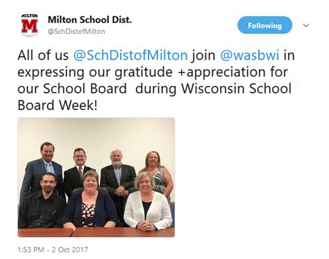 School Board Week Wisconsin Association Of School Boards