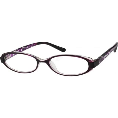 Purple Oval Glasses 255817 Zenni Optical Eyeglasses With Images Glasses