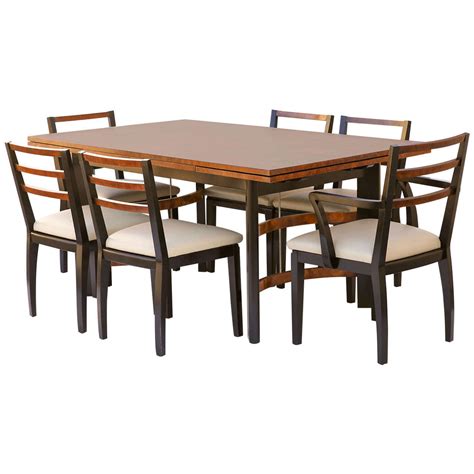 750.000/nett include set menu for 2 person & simple table decor ❤ • •. Hastings Art Deco Dining Set by Teague or Deskey at 1stdibs