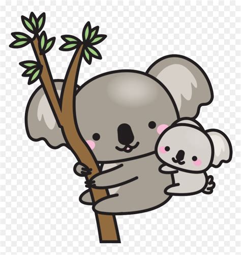 Cute Koala Png Image Kawaii Cute Koala Drawing Transparent Png Vhv