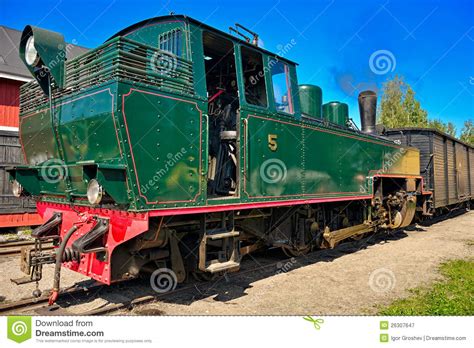Narrow Gauge Steam Locomotive Editorial Photography