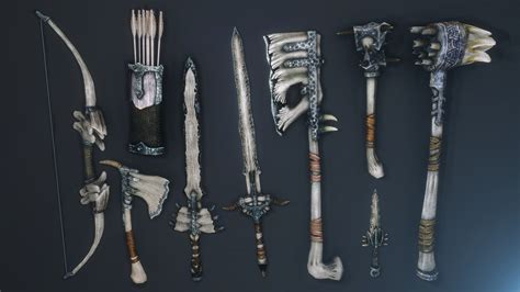 Dragon Bone Weapons Complete At Skyrim Special Edition Nexus Mods And