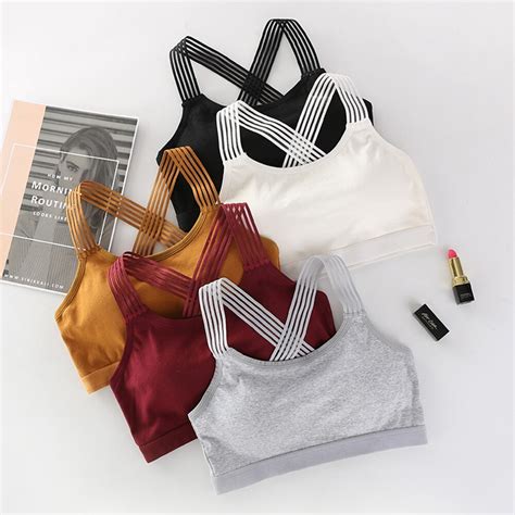 Aowofs Women Bra Female Shockproof Lingerie Sexy Sports Bras Breathable Athletic Fitnesstops