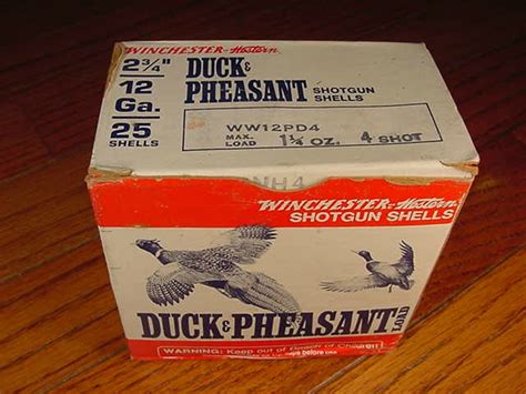 Box Of Winchester Western Duck Pheasant Gauge Shot Ga For