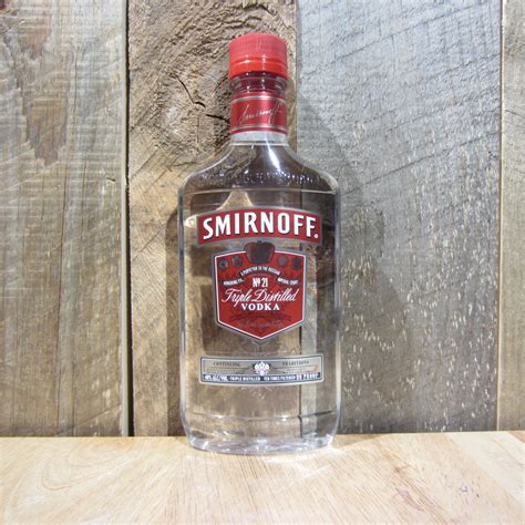 Smirnoff No 21 Vodka 375ml Half Size Btl Oak And Barrel