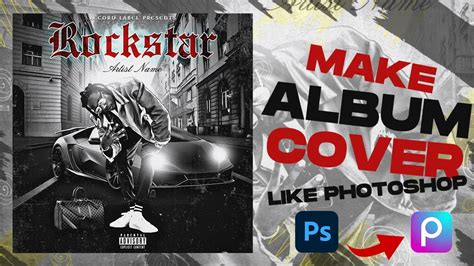 How To Make Album Cover In Android Make Mixtape Cover Art In Picsart