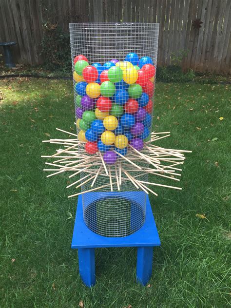 Giant Kerplunk Game For The Yard Fun For Kids And Adults Outdoor