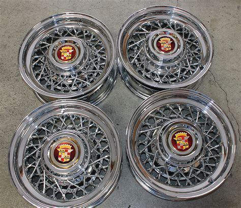 Cadillac Wire Wheels 1947 1956 15 X 6 48 Spokes Used