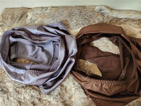 Vintage Vassarette Shaper Panties Shiny Satin Set Of 2 Nylon Spandex