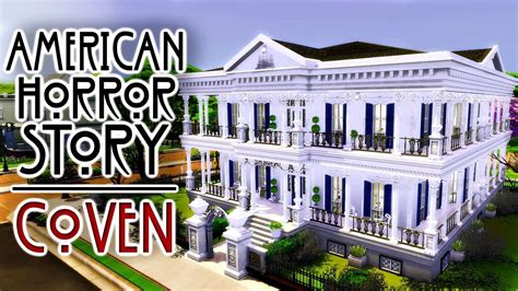 American Horror Story Coven Sims 4 Speed Build Youtube