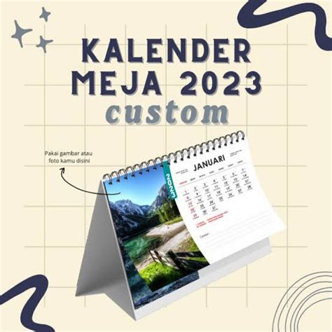 Jual Promo Kalender Meja 2023 Bisa Custom Shopee Indonesia