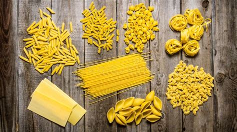 Different Types Of Dry Pasta Stock Photo Image Of Meal Noodle
