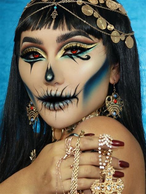 pin by adriana hernandez on makeupart cleopatra halloween makeup cleopatra makeup amazing