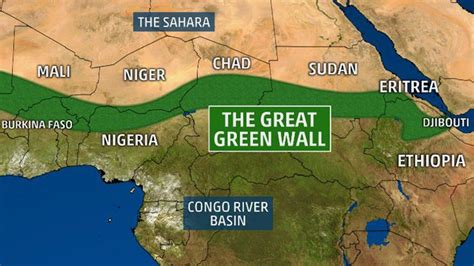 The Great Green Wall In Africa With Images Green Wall The Weather