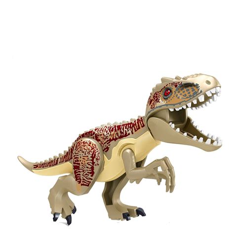 Jurassic Park Indominus Rex Toy Lego Compatible Dinosaur Minifigures