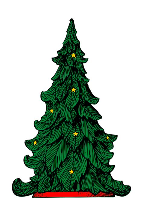 Hd Christmas Pine Tree Png Citypng