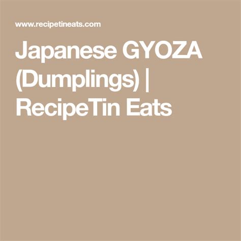 Moisten edges of wrappers with a little water. Japanese GYOZA (Dumplings) | Recipe | Gyoza, Japanese ...