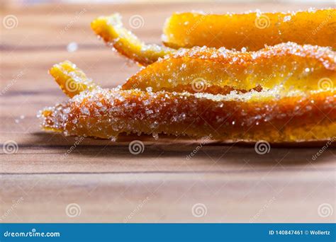 Candied Orange Peel Stock Image Image Of Candy Prepared 140847461