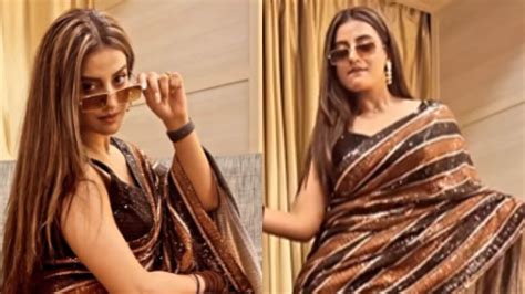 Watch Bhojpuri Babe Akshara Singhs Bold Saree Dance Is Too Hot To Handle Iwmbuzz