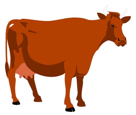 Dibujo Vectorial De Una Vaca Lechera Cristina