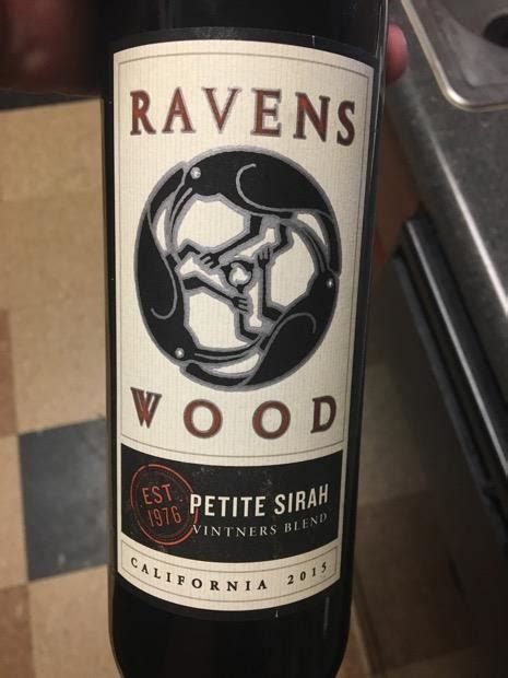 2015 Ravenswood Petite Sirah Vintners Blend Usa California